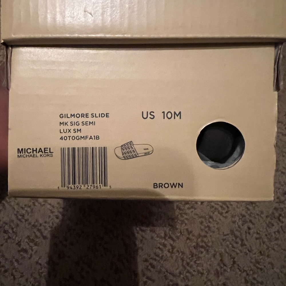 Michael Kors authentic size 10 slides nice